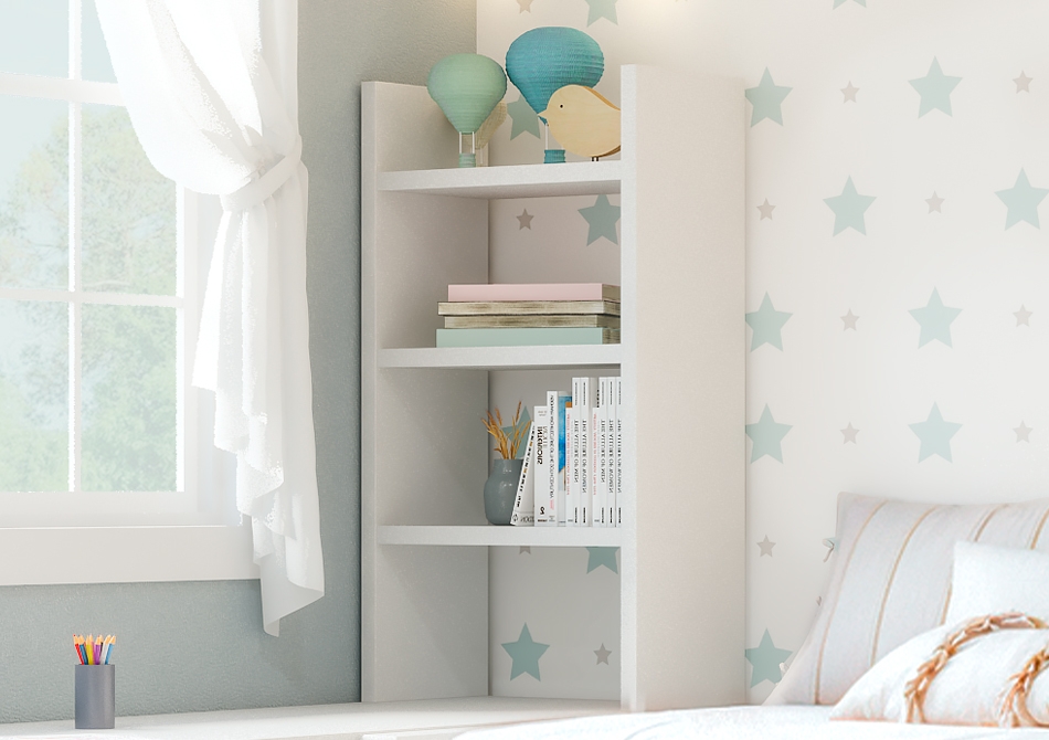 Estantería para escritorio blanca Duna