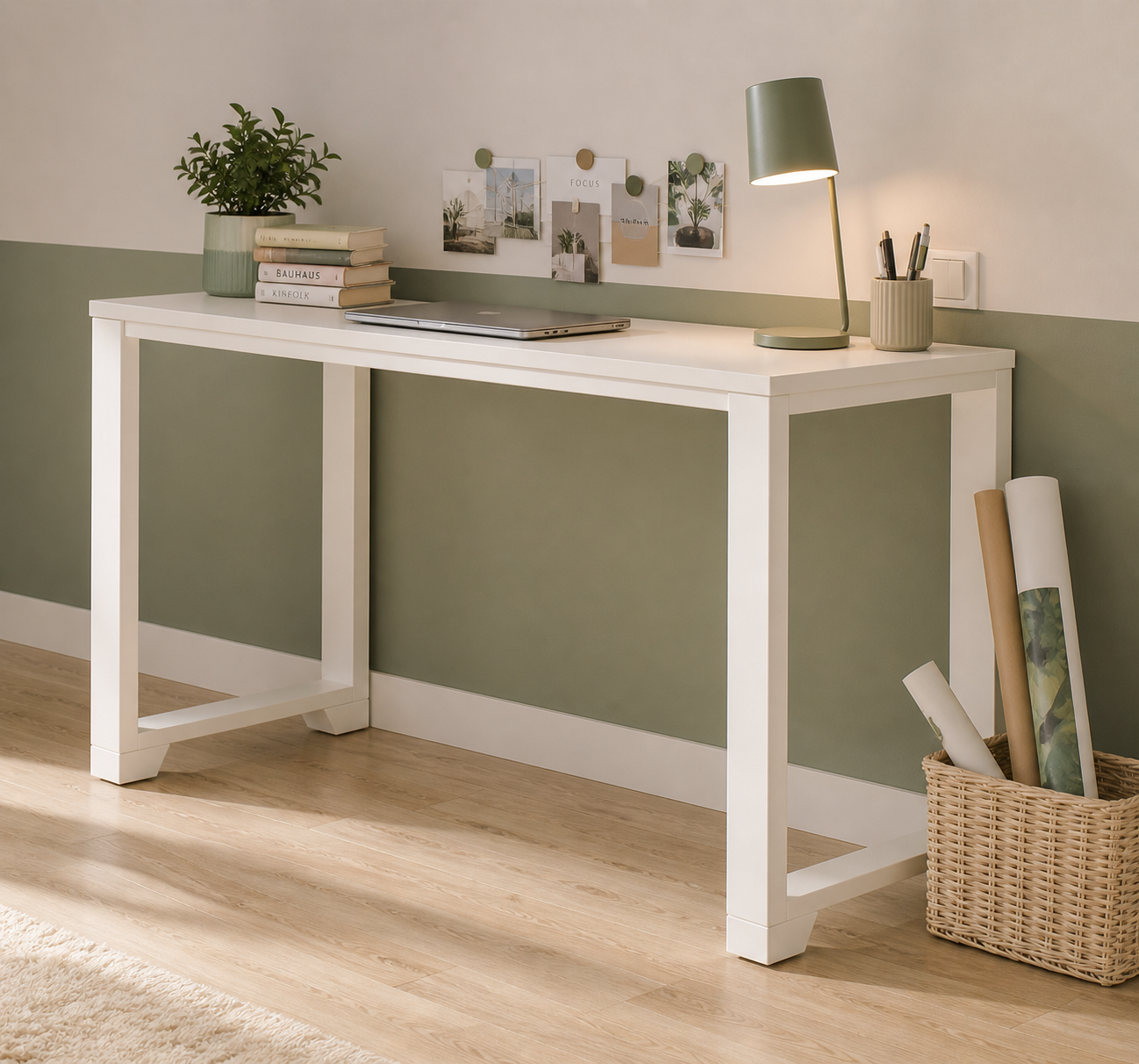 Escritorio blanco lacado Valencia