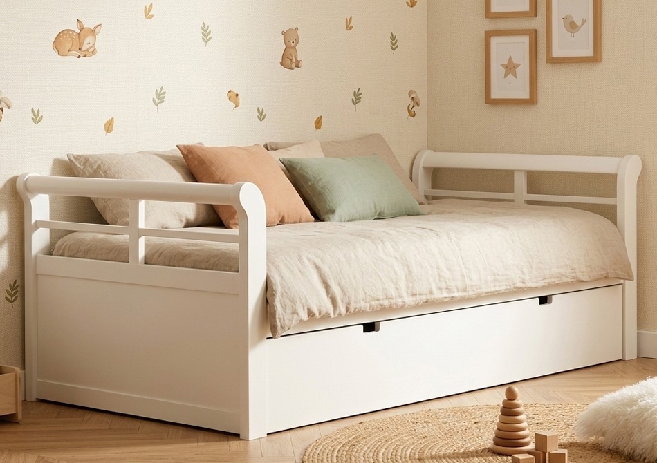 Cama nido góndola blanca Barcelona