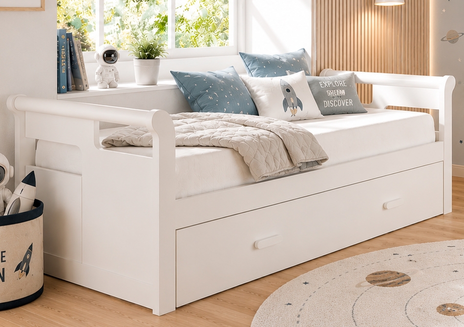 Cama nido góndola blanca Málaga